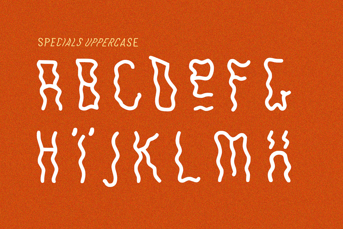 Nerves halloween horror font preview 8
