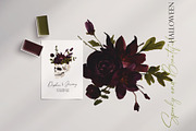 Watercolor flower - Spooky Halloween, an Illustration by Beigetime (Thumbnail 4 of 9)
