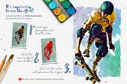 Illustration Sketch PS Action, an Action Add-On by IndWorks Design (Thumbnail 3 of 10)