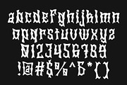 CS Gangsta Drawn, a Blackletter Font by Craft Supply Co. (Thumbnail 8 of 8)