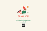 Merry Little Elves Collection, a Seasonal Illustration by avdnadi (Thumbnail 10 of 10)