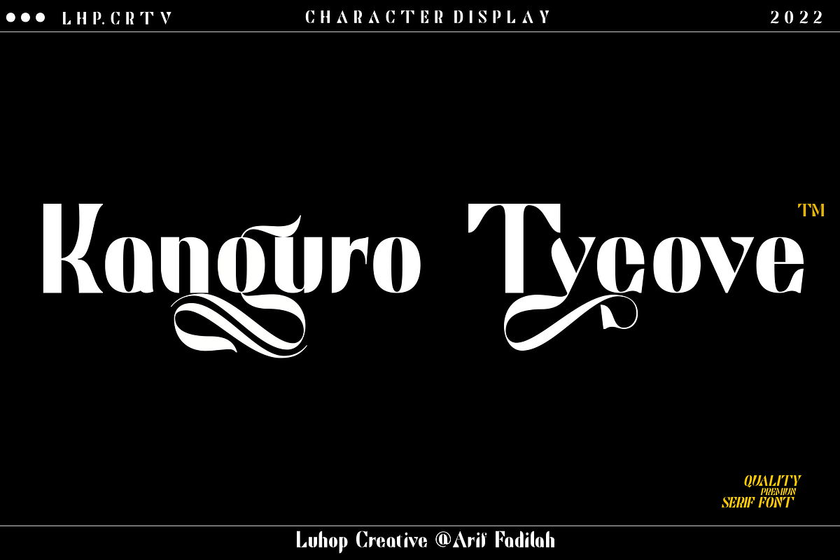 LC Sousgerynuen Serif Premium, a Serif Font by LuhopCreative (Photo 11 of 12)