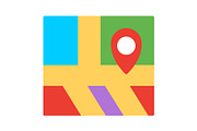 Gps Flat Icon, a Duotone Icon by Pexelpy (Thumbnail 1 of 2)