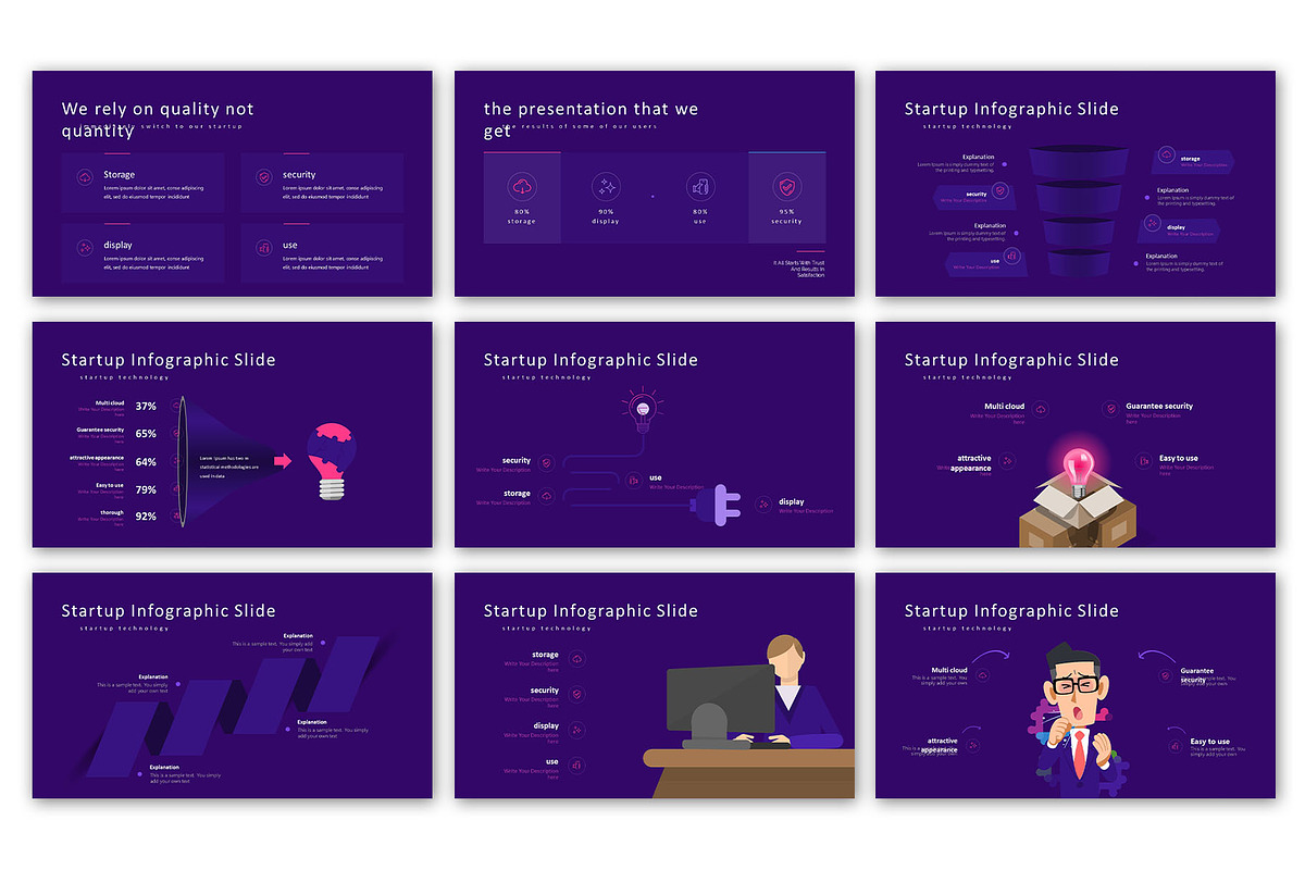 Startup Technology Presentation, a Presentation Template by Digitcase x ...
