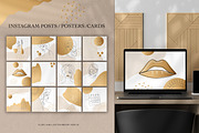 Instagram Bundle Gold for Girls, an Illustration by WildStrawberry Magic (Thumbnail 5 of 7)
