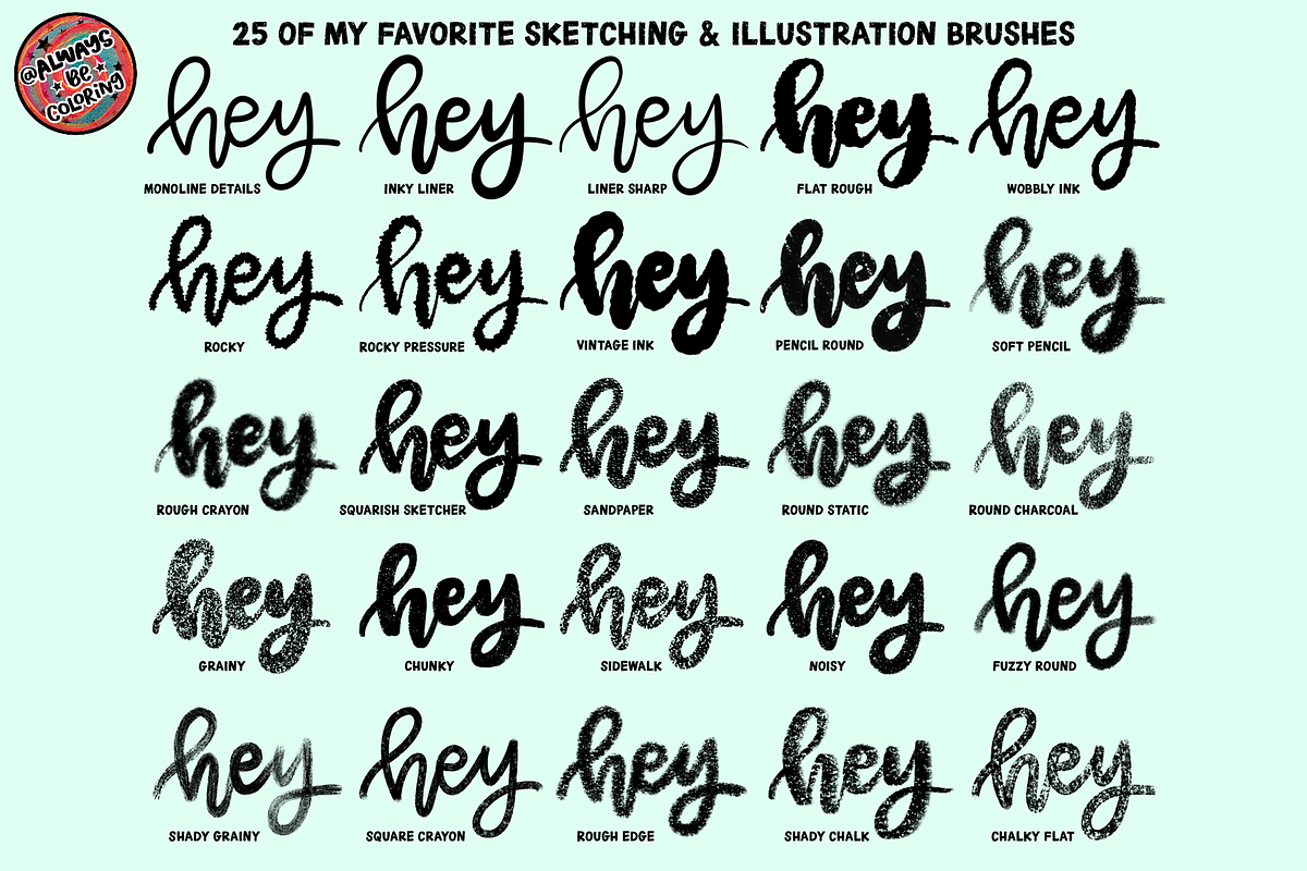 Procreate Seamless Pattern Creator, a Brush Add-On by AlwaysBeColoring (Photo 4 of 10)