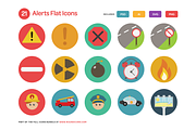Alerts Flat Icons, an Icon by Vectopus.com (Thumbnail 2 of 4)