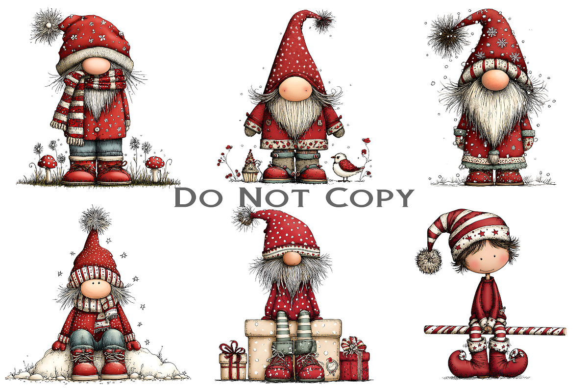 Whimsical Winter Gnome, an Illustration by Craft Nest (Photo 5 of 8)