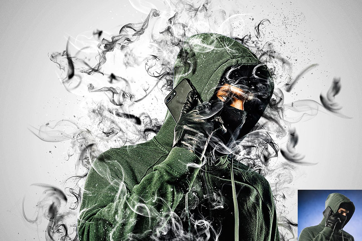 Liquid Smoke Dispersion Photoshop, an Action Add-On by Studio Retouch (Photo 11 of 12)