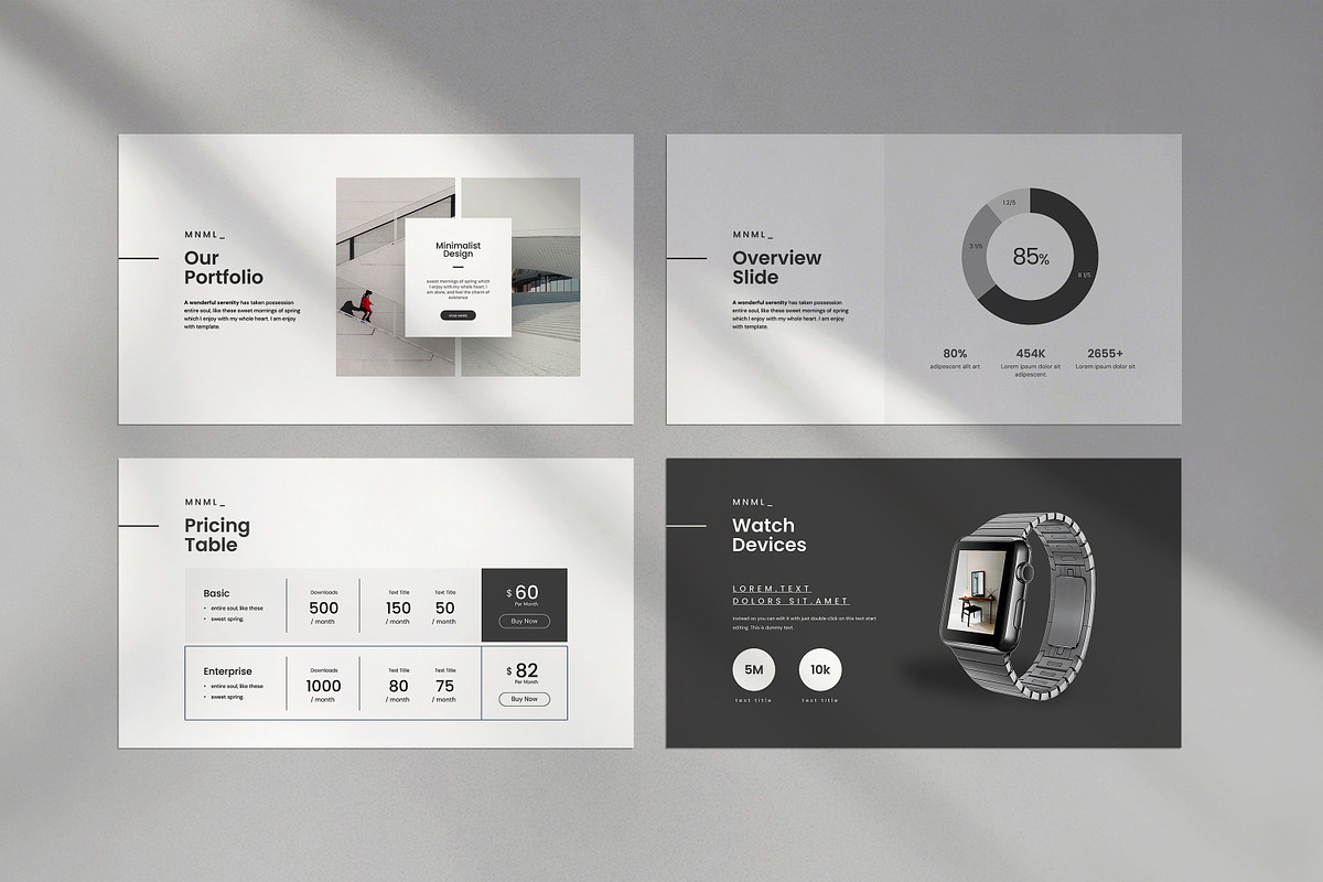 Minimal Presentation Template, a Presentation Template by evgenystudio (Photo 8 of 21)