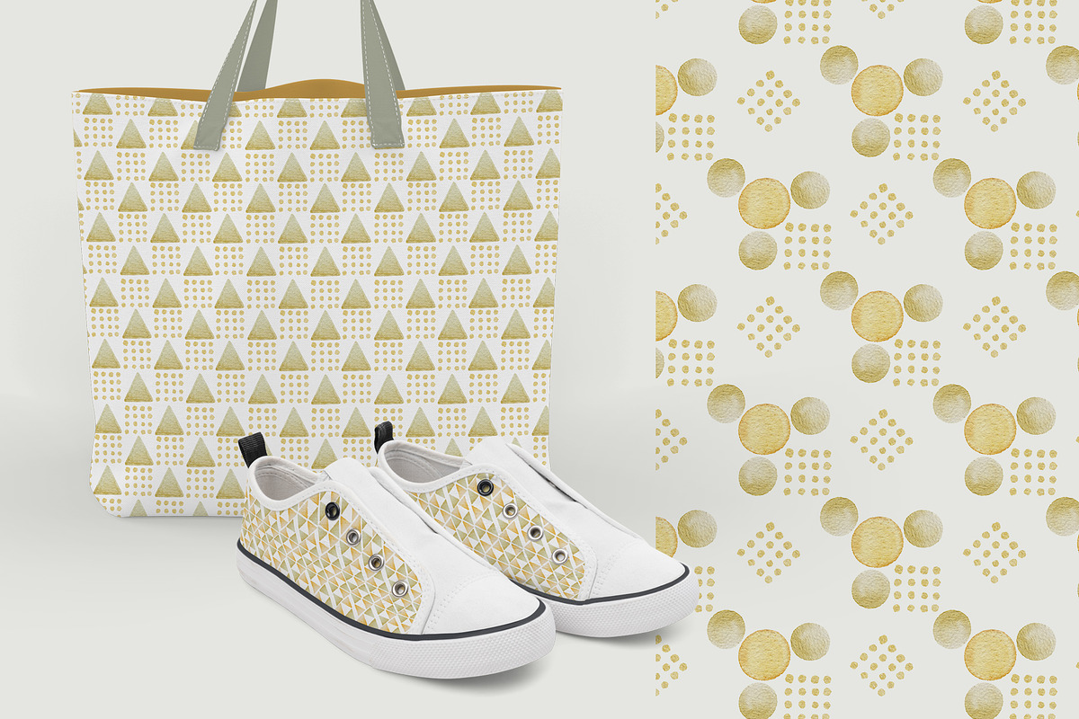 60 Retro Watercolor Patterns, a Pattern Graphic by ArtPavo (Photo 6 of 13)