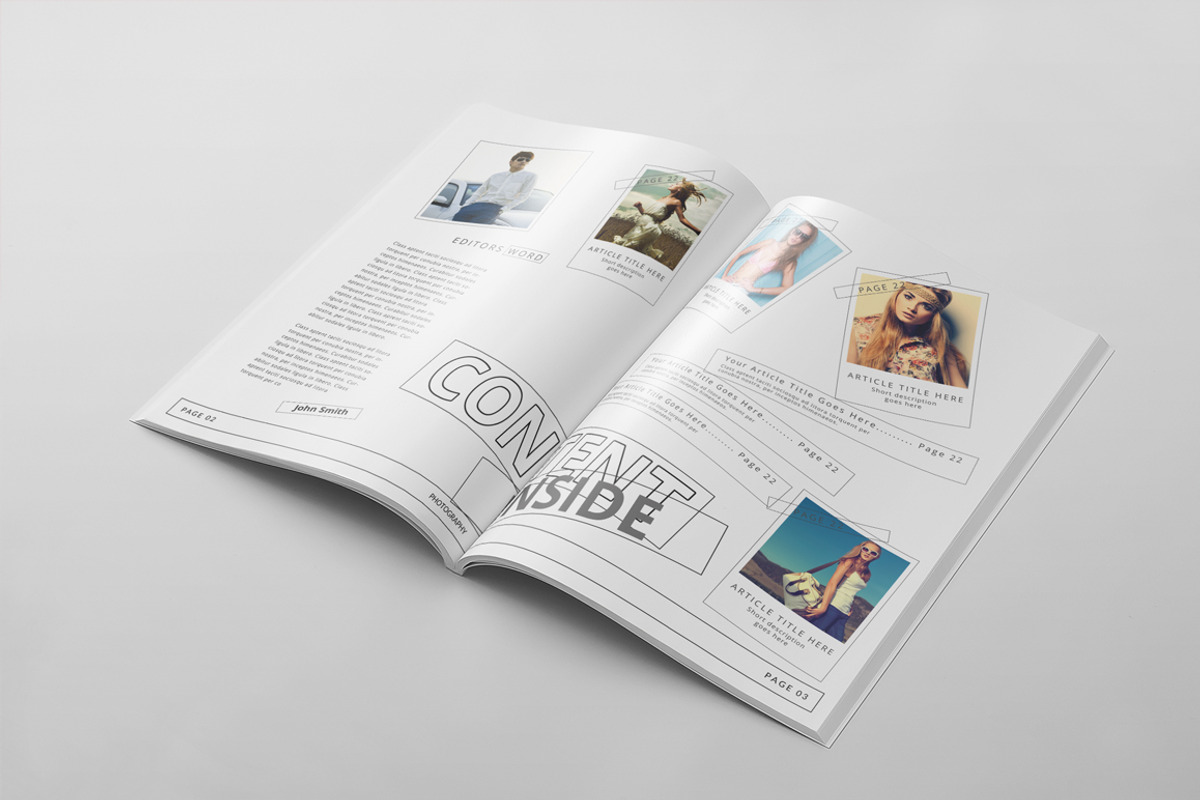 Magazine Template 58, a Magazine Template by pmvch (Photo 2 of 10)