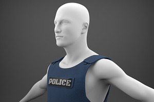 Flak Jacket Bullet Proof Police Vest