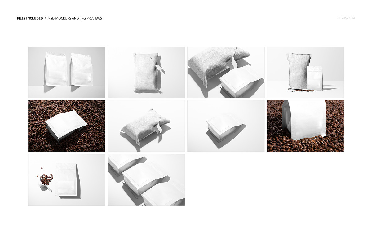 Coffee Bag Mockup Set, a Product Mockup by creatsy5 (Photo 2 of 15)