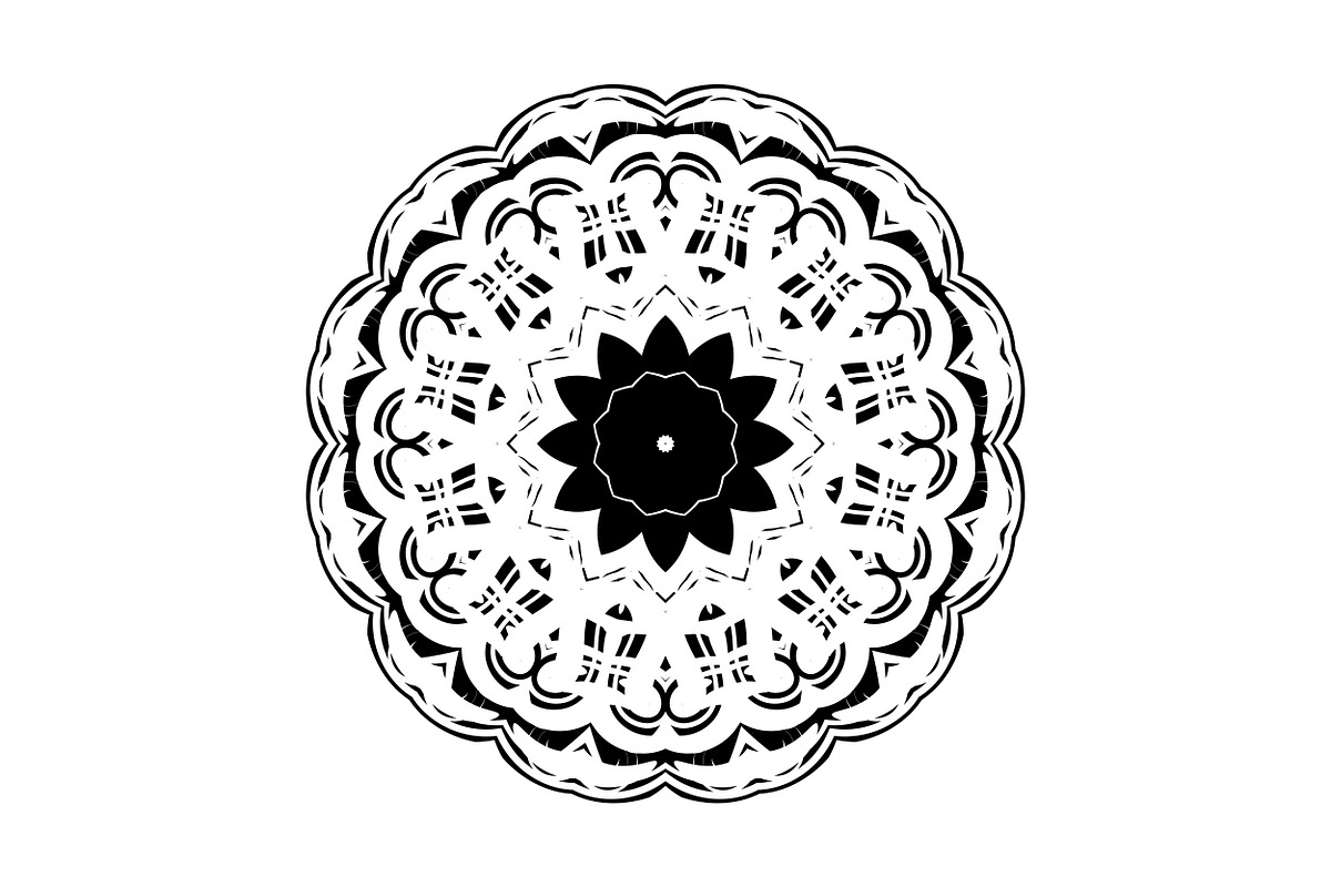 Decorative Mandala Digital Art Pack, a Decorative Illustration by NJ Himel (Photo 85 of 101)