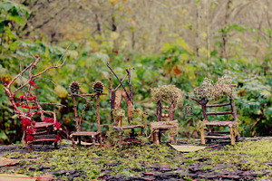 Row of Fairy Chairs