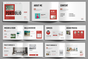 Minimal Portfolio Layout Template, a Brochure Template by MightyDesign