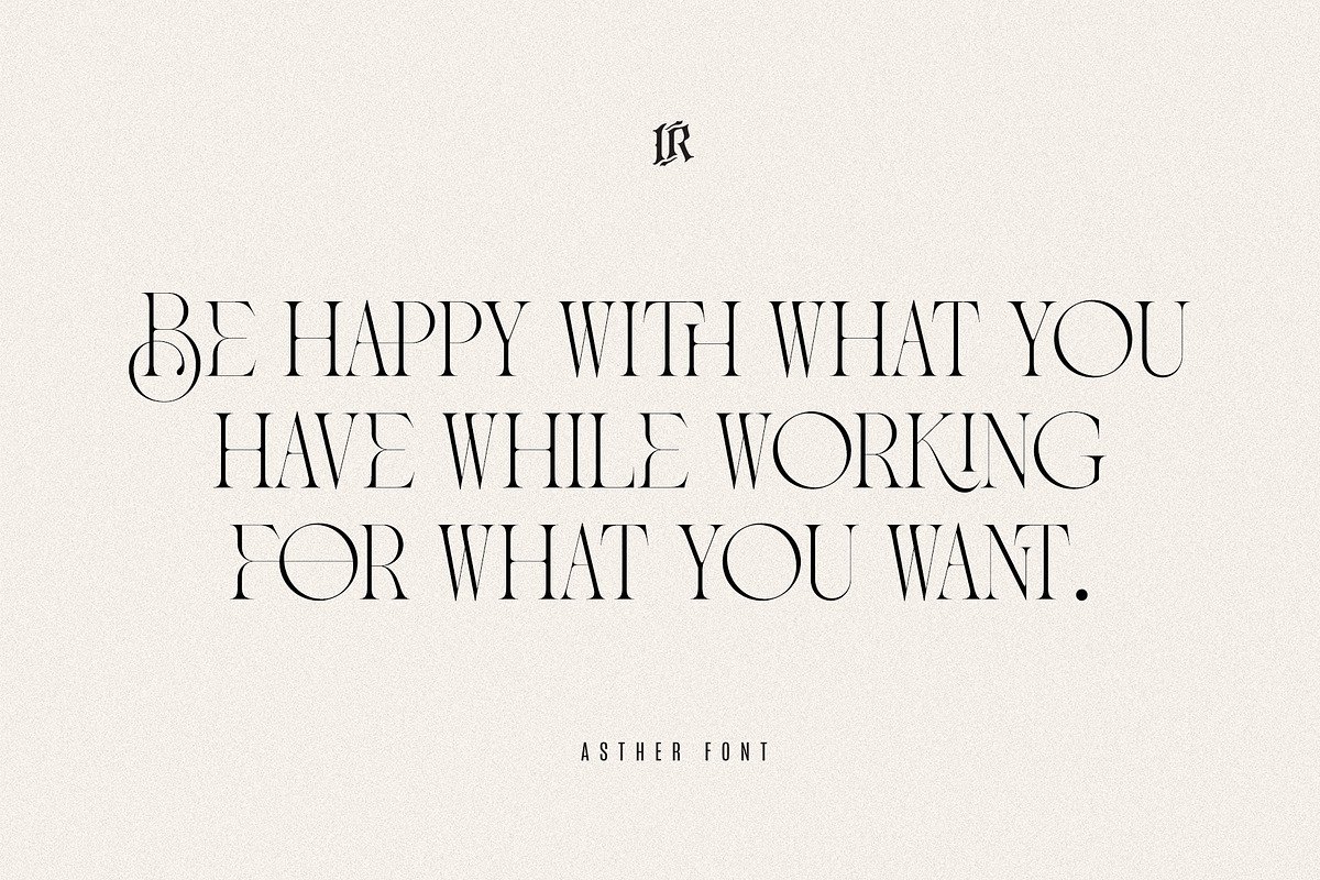 Asther Font | FontCypress