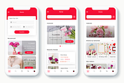 Zambak - Gift and Flower App UI Kit, an App Template by Betush (Thumbnail 2 of 6)