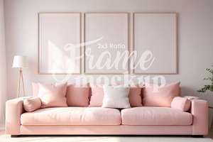 3 Print Frames Mockup ~ 2x3 ratio