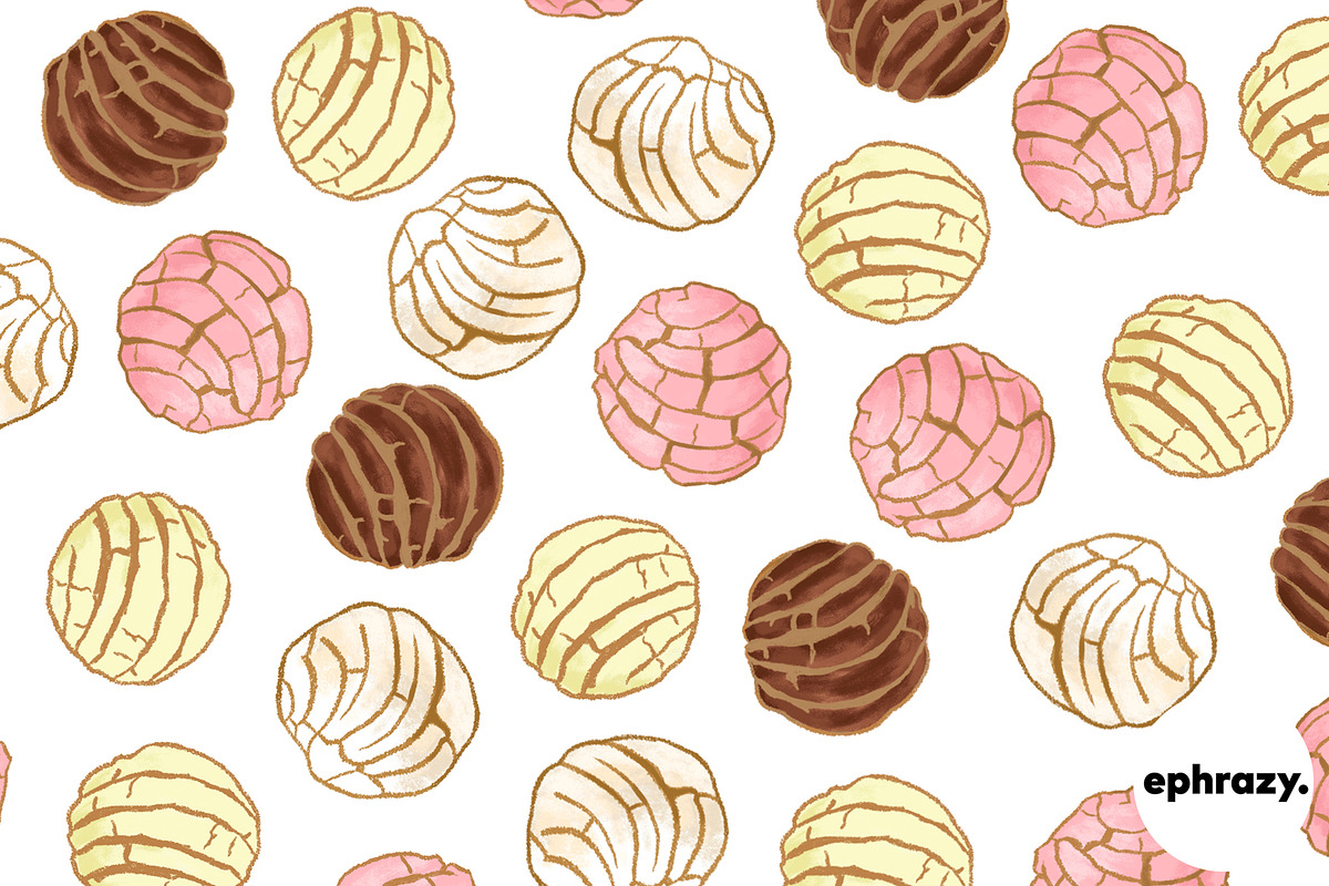 Mexican Pan Dulce Graphics, a Pattern Graphic by EphrazyGraphics (Photo 2 of 7)