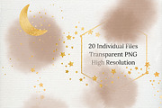 Beige Watercolour and Gold Frames, an Illustration by Pixafied (Thumbnail 4 of 4)