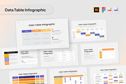 Data Table Infographic, an Object Graphic by Antstheme (Thumbnail 1 of 2)