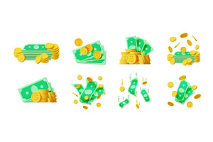 Set of 3d vector illustrations, a Finance Illustration by Abscent