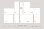 Minimal Web & Mobile Mockup Kit, an iPhone Mockup by Mockstore (Thumbnail 29 of 30)