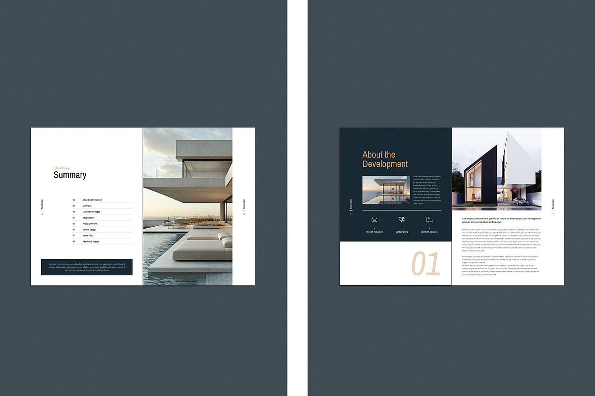 Real Estate Modern Brochure Template, a Brochure Template by TemplateFolio-Shop (Photo 6 of 16)
