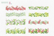 Tropical Flowers. Exotic flora set, an Illustration by Tata Pilip (Thumbnail 18 of 21)