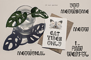 Crazy Cat Font. + Cat quotes, an Animal Illustration by DearLetters (Thumbnail 4 of 7)