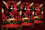 Burlesque Flyer, a Flyer Template by Artolus (Thumbnail 2 of 2)