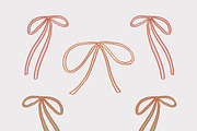 Ribbons & Bows Hand Drawn Accents, a Decorative Illustration by Margot + Co (Thumbnail 4 of 9)