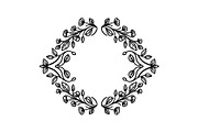 Vintage Floral Frame Vector Bundle, an Illustration by Designs_River (Thumbnail 14 of 51)