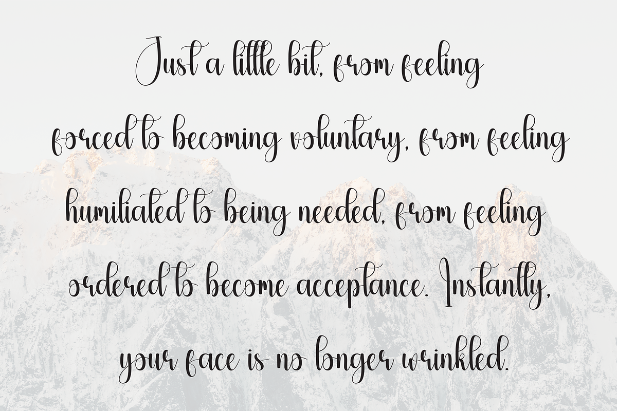 Monday Quality | Script Font, a Handwritten Font by Scratchones (Photo 6 of 9)