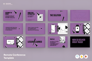 Remote Template Design Keynote, a Presentation Template by Ink Gallery