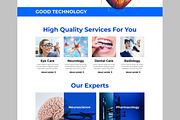 Healthcare Technology Landing Page, an UI Kit Template by CreativeShaper (Thumbnail 3 of 6)
