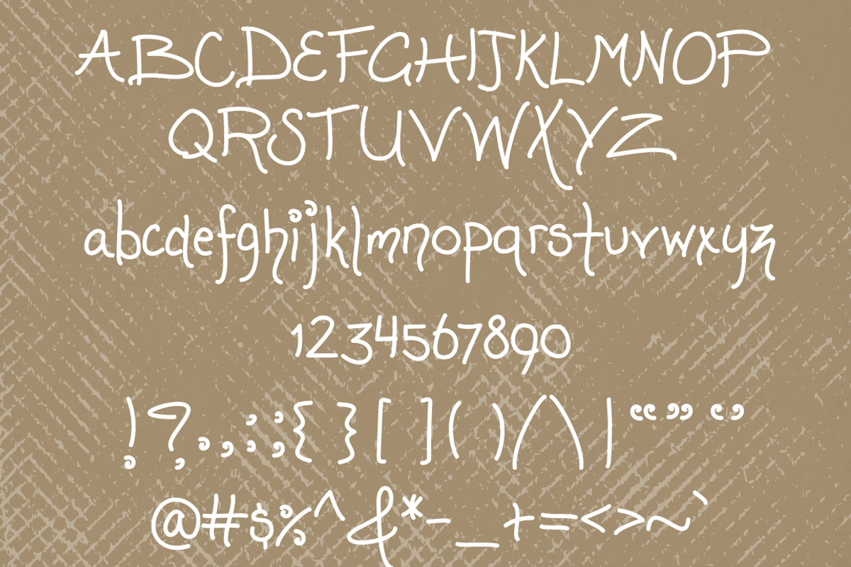 Made from Scratch - Font preview 2