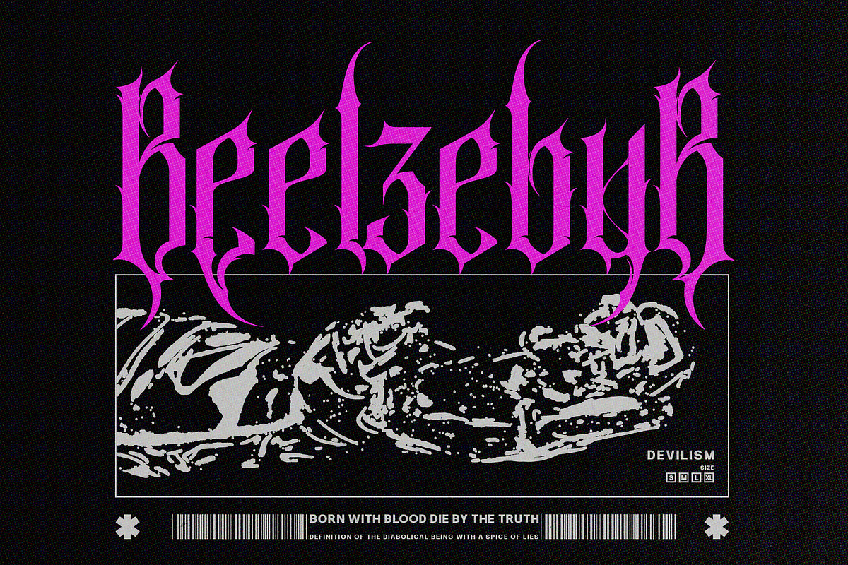 Nortnoh Metal Modern Typeface, a Blackletter Font by alit design (Photo 4 of 20)