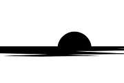sunset horizon wall art design, an Illustration by Amazin_art (Thumbnail 31 of 31)