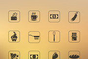 48 RESTAURANT icons, a Templates & Theme by Palau (Thumbnail 3 of 4)