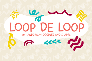 Loop de Loop — 70 Handdrawn Doodles, a Texture Illustration by Mix Fonts