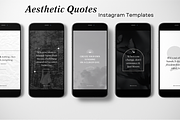Motivational Instagram templates Kit, a Social Media Template by Soul & Maeum Store (Thumbnail 2 of 8)