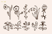 Quirky Florals Hand Drawn collection, an Object Illustration by Lena Nikolaeva (Thumbnail 5 of 12)