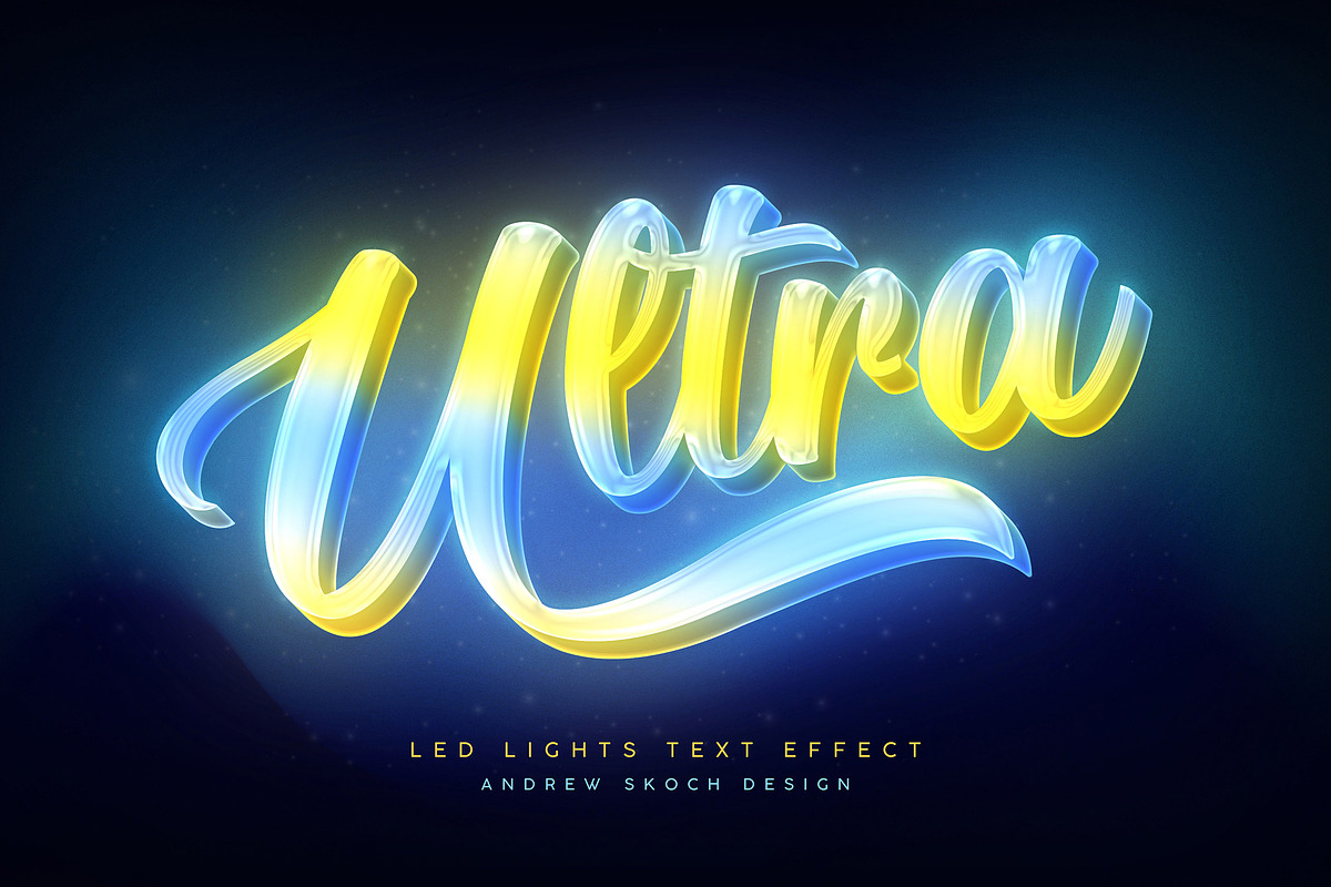Led Lights Text Effects, a Brushes & More by Andrew Skoch Design (Photo 3 of 9)