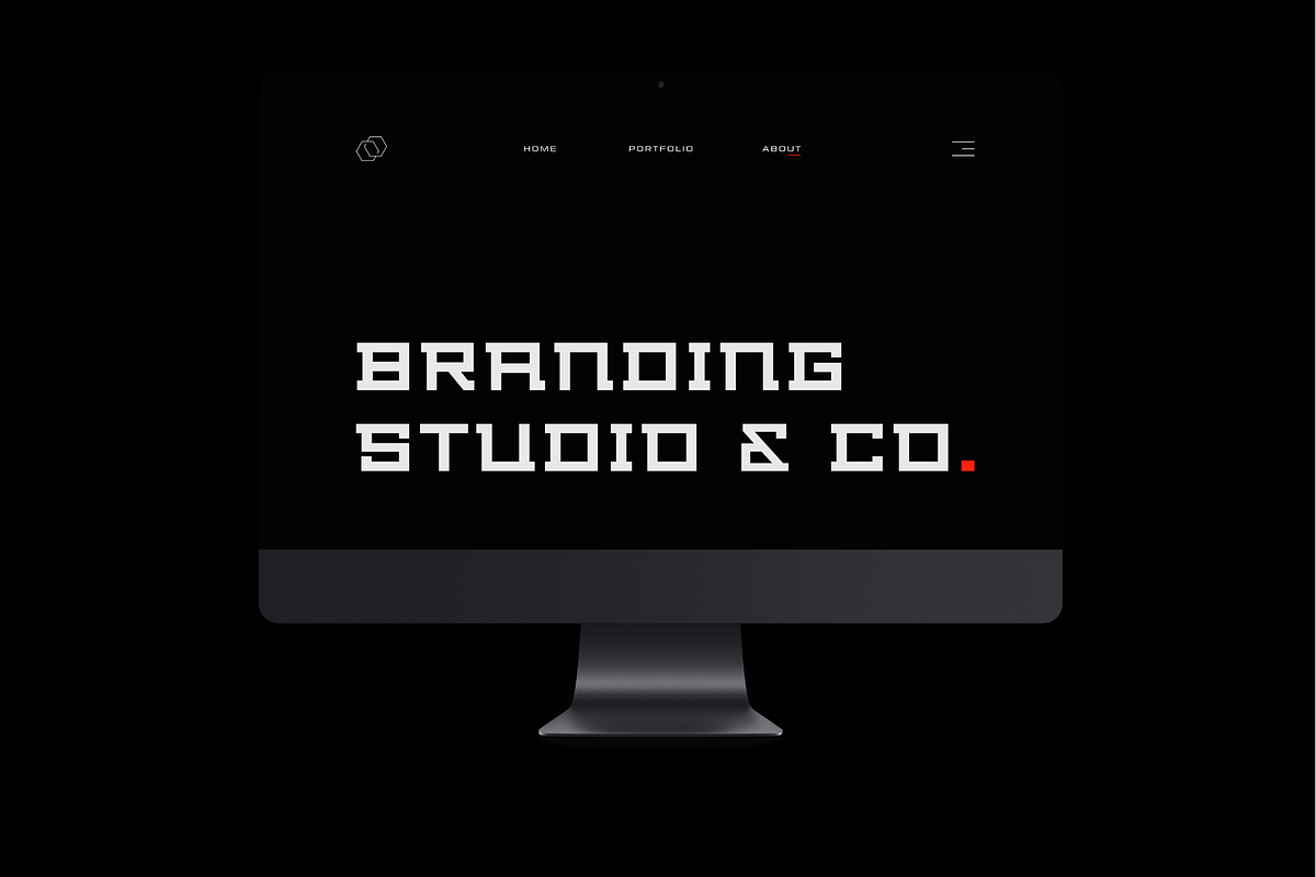 Pexan-Blocky Minimalist Font, a Slab Serif Font by Ebad Designs (Photo 3 of 7)
