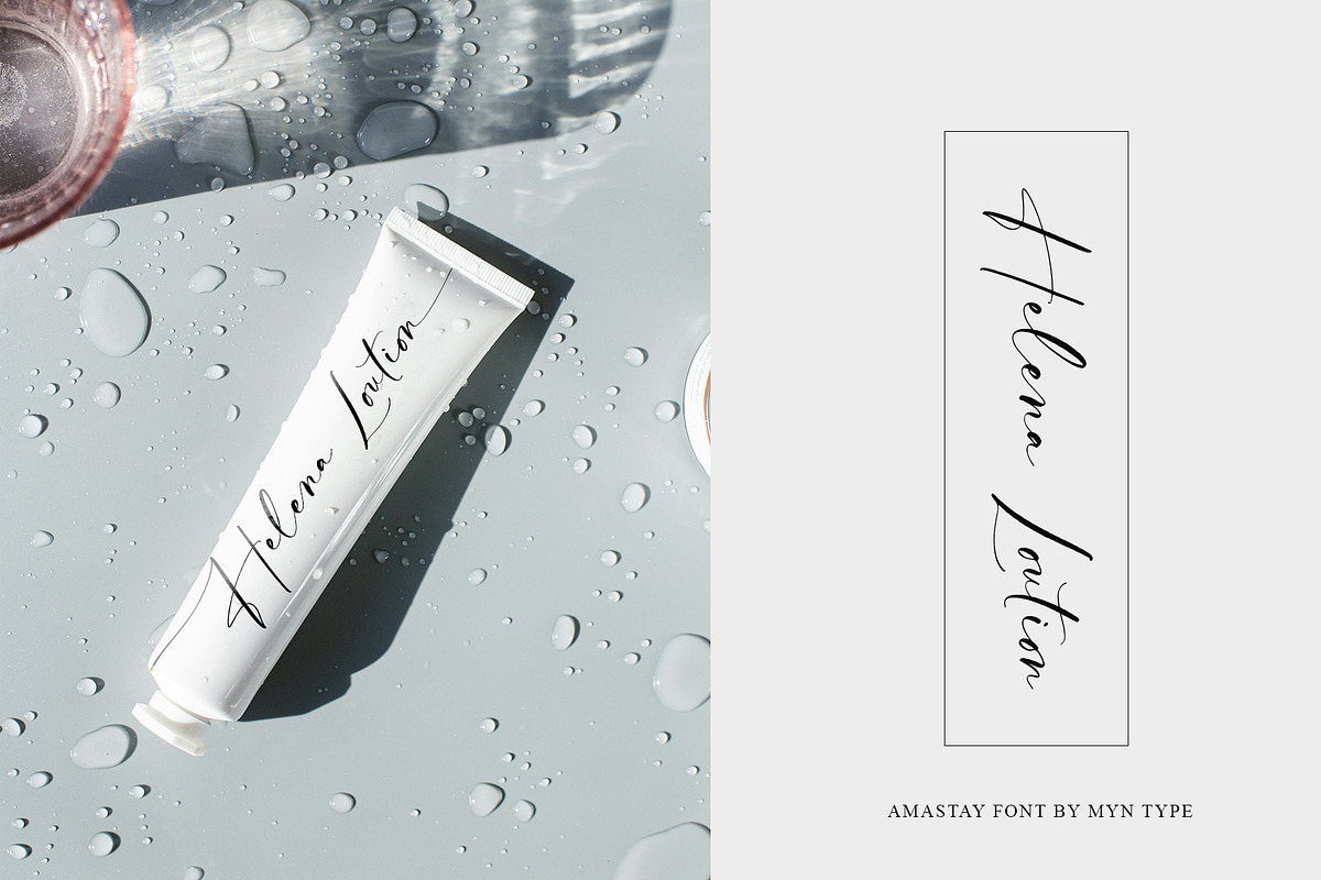 Amastay - Modern Ink Calligraphy, a Handwritten Font by Myn Type (Photo 7 of 15)