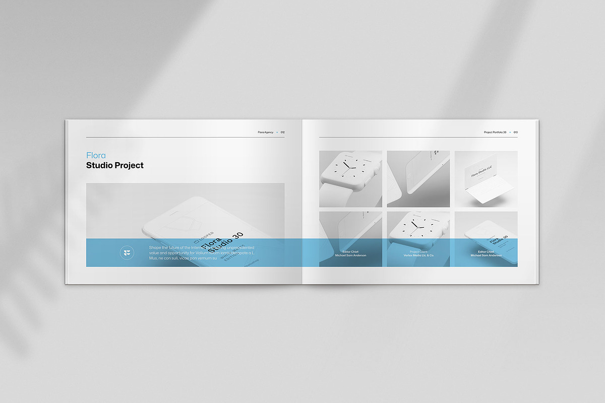 **FLORA | Portfolio Template**, a Brochure Template by KreateTribe (Photo 6 of 10)
