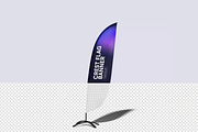 Flag Mockup, an Advertising Mockup by graphicsauce (Thumbnail 4 of 4)